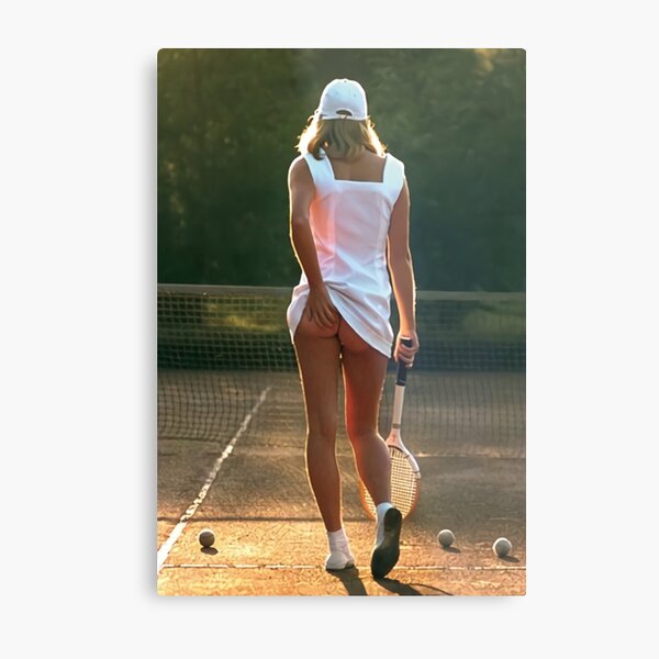 tennis girl martin elliott Metal Print