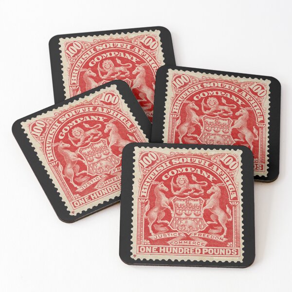 Item preview, British South Africa Company £100 Stamp Cherry - Red Mint designed and sold by arendbotha.