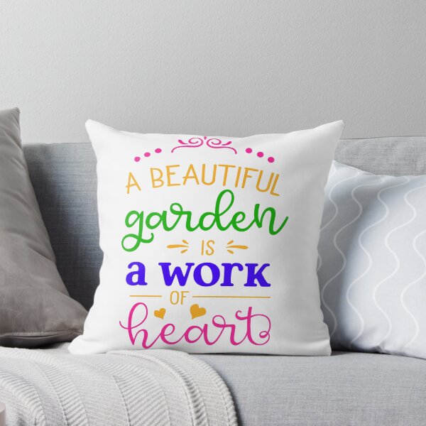 Item preview, A beautiful garden is a work of heart cute funny garden plants designed and sold by GoodyLeo.