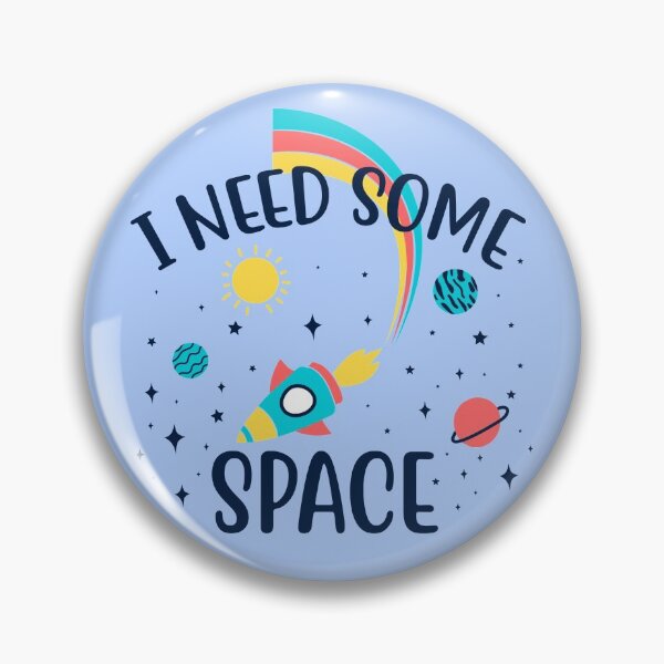 Item preview, I Need Some Space, Colorful Rainbow Design, Sticker and t shirt designed and sold by Mrunner.