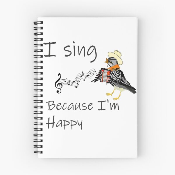 Item preview, I Sing Because I'm Happy lyrics T-Shirt designed and sold by JohnSit.