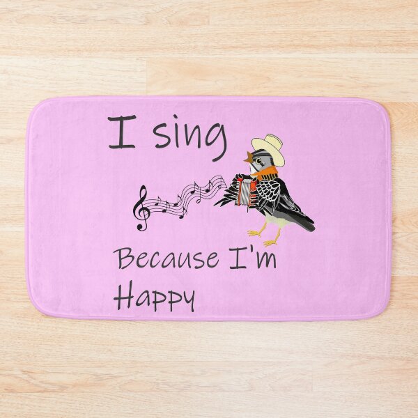 Item preview, I Sing Because I'm Happy lyrics T-Shirt designed and sold by JohnSit.