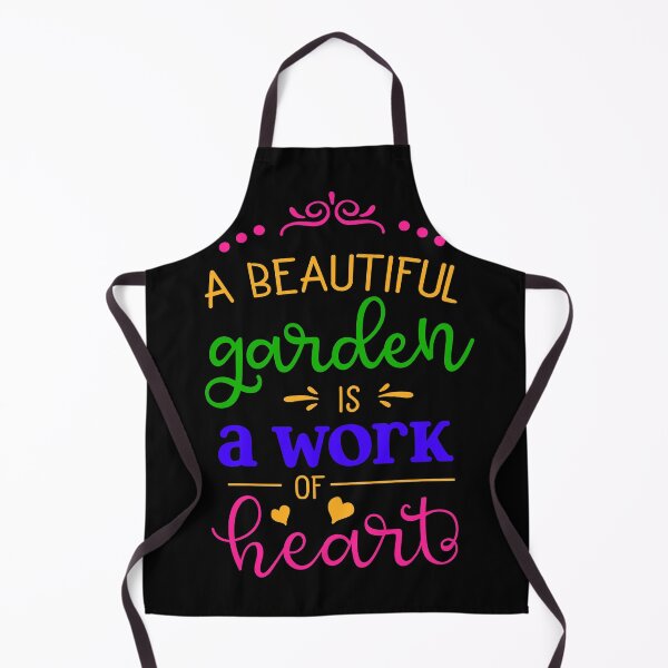 Item preview, A beautiful garden is a work of heart cute funny garden plants designed and sold by GoodyLeo.