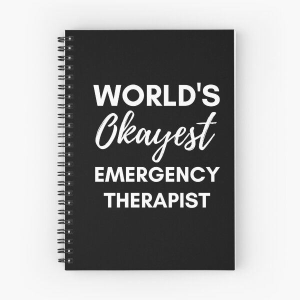 Item preview,  World's Okayest Emergency Therapist designed and sold by champagnemoment.