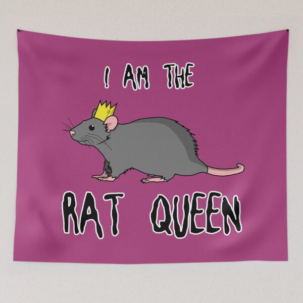 Item preview, The Rat Queen - dark writing on pink designed and sold by MaesterAemon.