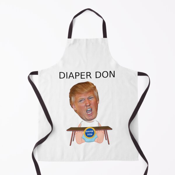 Item preview, Diaper Don Funny Illustration designed and sold by fantasticpud.