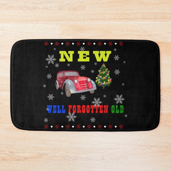 Item preview, Old car with snowflakes and a Christmas tree. designed and sold by Galina Kostyaeva.