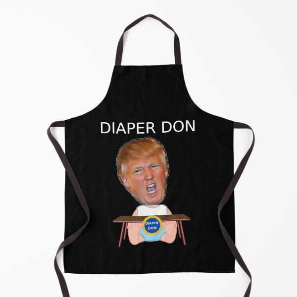 Item preview, Diaper Don Funny Illustration designed and sold by fantasticpud.