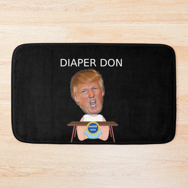 Item preview, Diaper Don Funny Illustration designed and sold by fantasticpud.