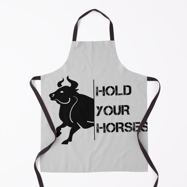 Item preview, Slightly Wrong Horse Bull "Hold Your Horses" designed and sold by AshzShop.