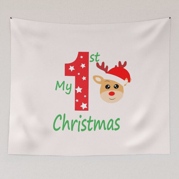 Item preview, Baby First christmas reindeer santa designed and sold by shivani21061993.