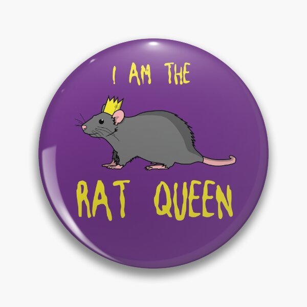Item preview, The Rat Queen - yellow writing on pink designed and sold by MaesterAemon.
