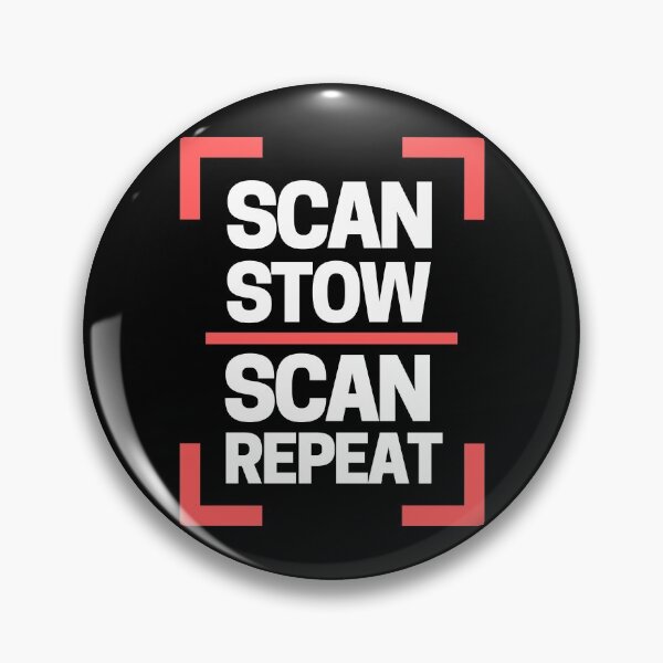 Item preview, scan stow scan repeat designed and sold by ohmier.