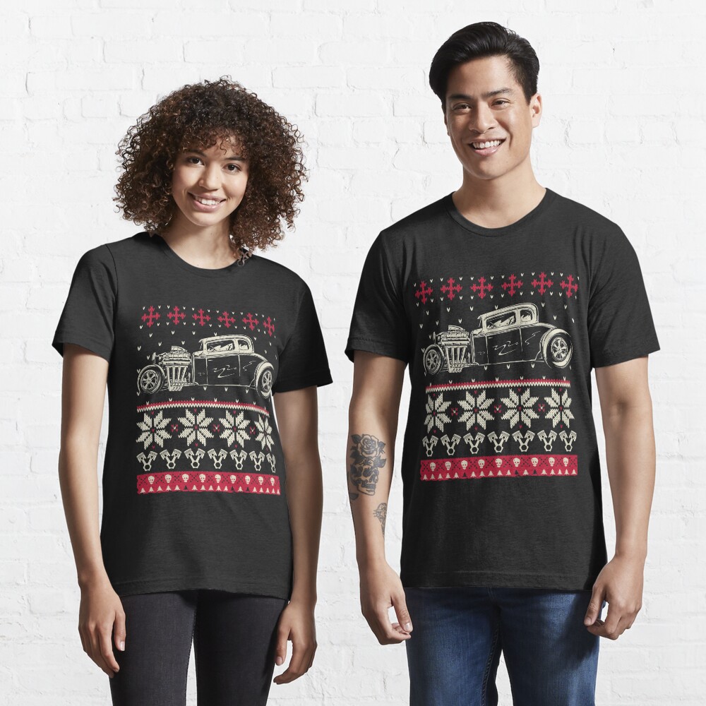 hot rod christmas shirt