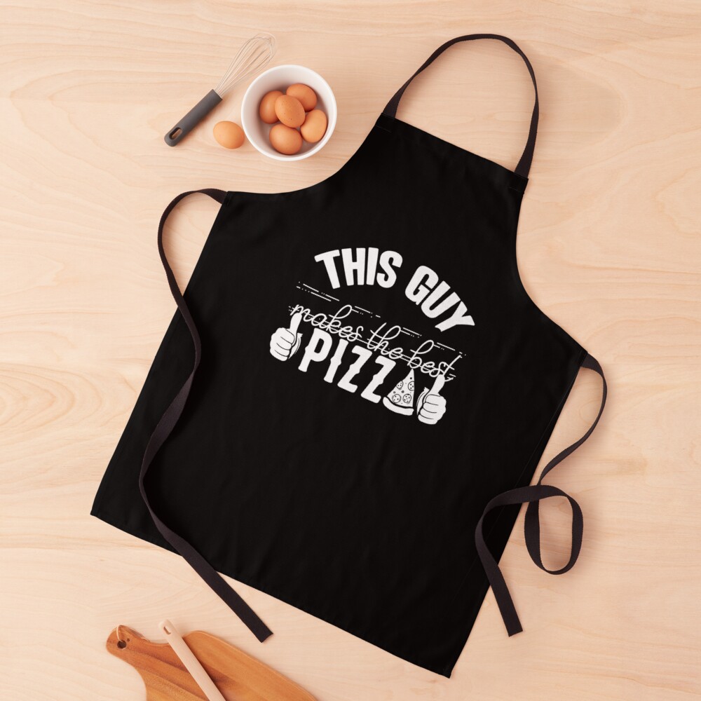 Don't Worry I Ordered Pizza Just In Case Funny Cooking Humor Graphic Novelty  Kitchen Accessories (Oven Mitt + Apron) 