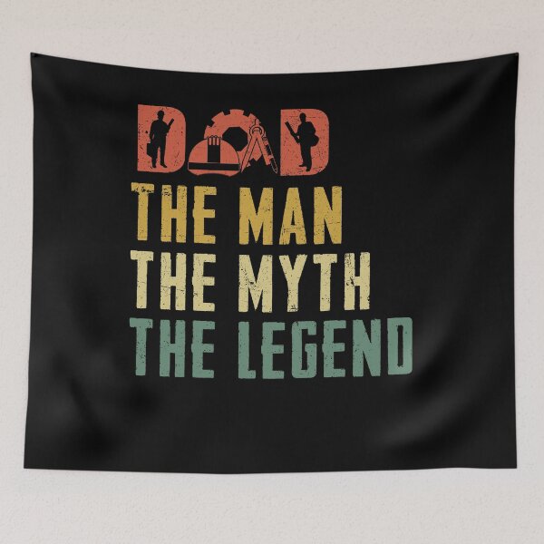 Item preview, Dad the man the myth the legend fathers day designed and sold by khangiay2711.