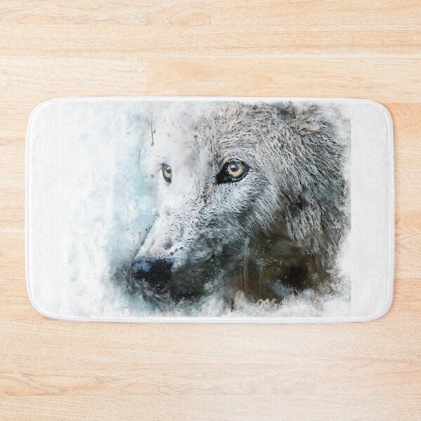 Artikelvorschau, Wolfskopf - Tierillustration entworfen und verkauft von rybakowvalery.