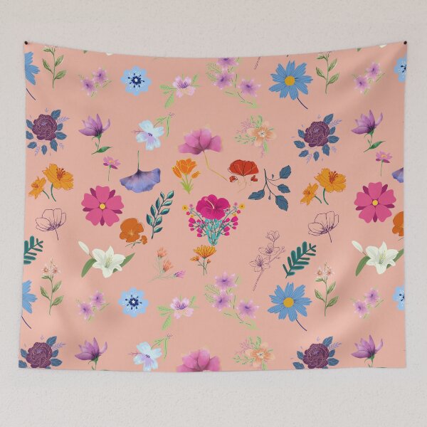 Item preview, diseño de patrón de flores designed and sold by Anvin Peeter.