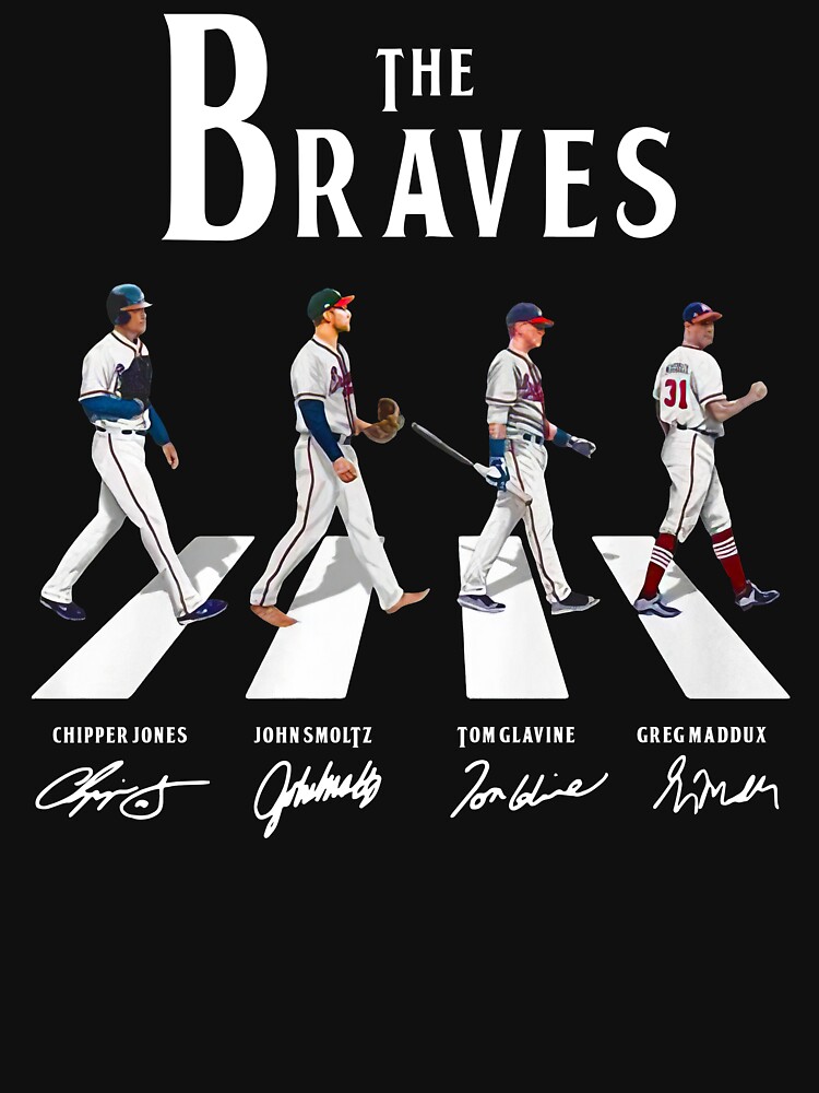 Official the Atlanta Braves Jones Glavine Smoltz and Maddux abbey