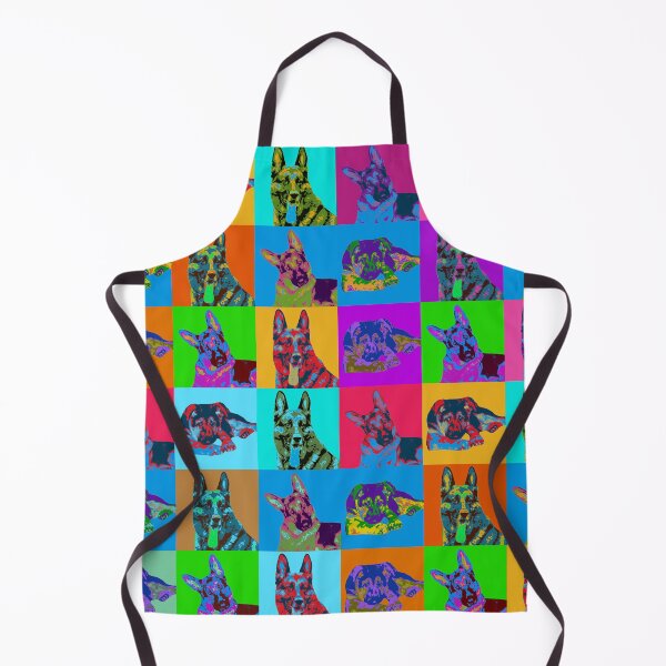 Item preview, German Shepherd Dog - Pop Art Grid designed and sold by k9printart.