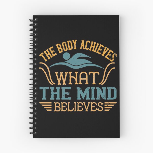 Item preview, The Body Achieves What The Mind Believes designed and sold by GoodVibeDesign.