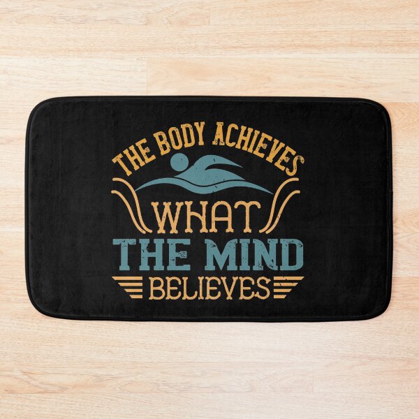 Item preview, The Body Achieves What The Mind Believes designed and sold by GoodVibeDesign.