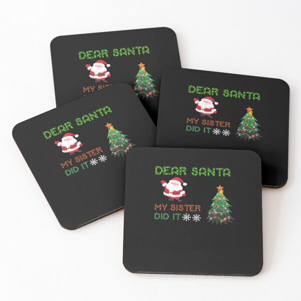 Item preview, Dear Santa my sister did it ugly Christmas design 2020 designed and sold by arnabbabai.