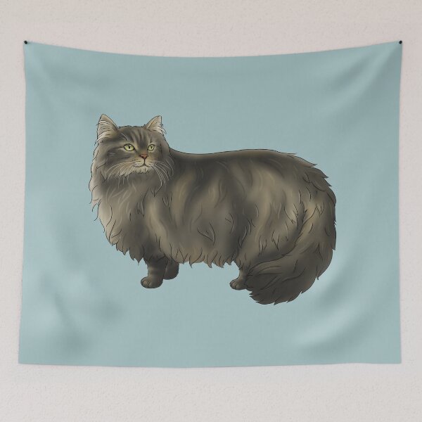 Item preview, Longhaired cat designed and sold by Milanicole.