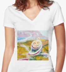 Beloved babies Women's Fitted V-Neck T-Shirt