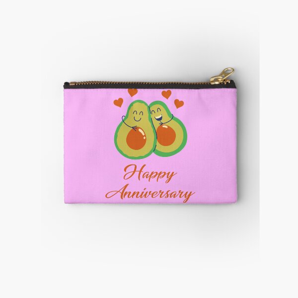 Item preview, Happy Anniversary Cute Avocados designed and sold by Piztees.