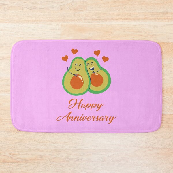 Item preview, Happy Anniversary Cute Avocados designed and sold by Piztees.