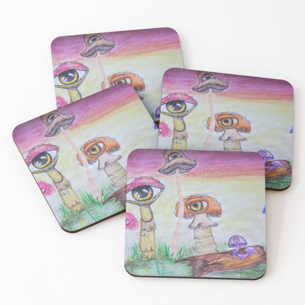 Item preview, Mushroom Friends designed and sold by laceymulfordart.