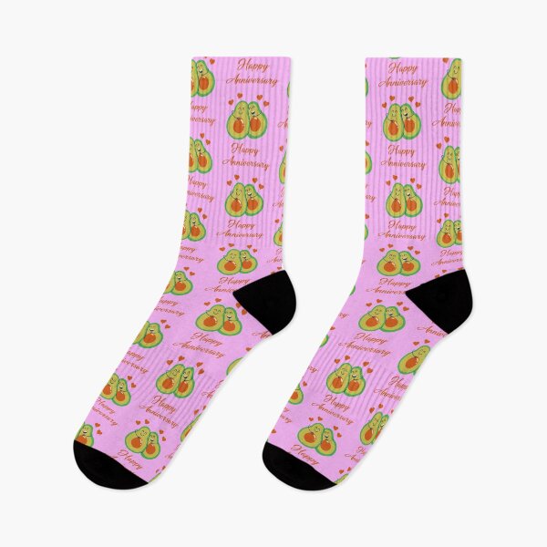 Item preview, Happy Anniversary Cute Avocados designed and sold by Piztees.