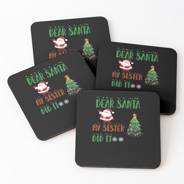 Item preview, Dear Santa my sister did it ugly Christmas design 2020 2 designed and sold by arnabbabai.