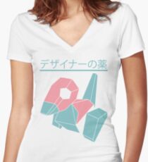 porii Women's Fitted V-Neck T-Shirt