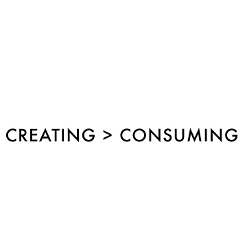 Artwork thumbnail, Creating > Consuming by scriptblast