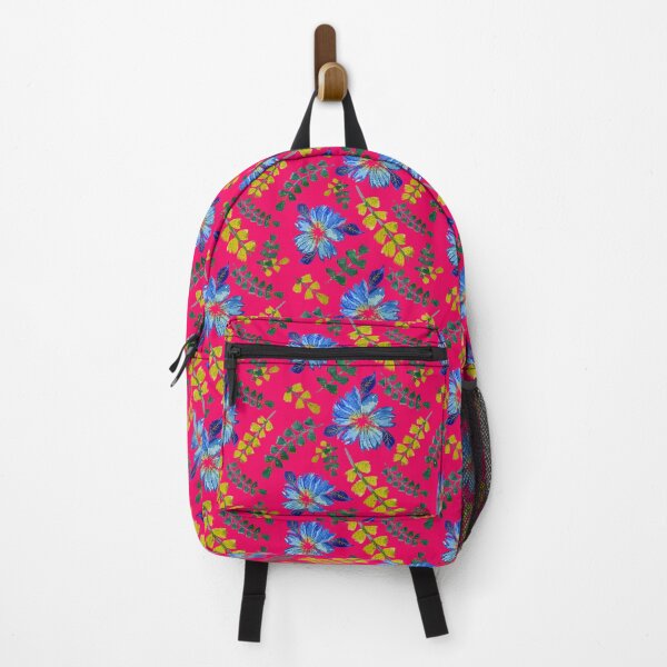 Item preview, Hand painted wild flowers in pink background designed and sold by Maitri-Sanghvi1.