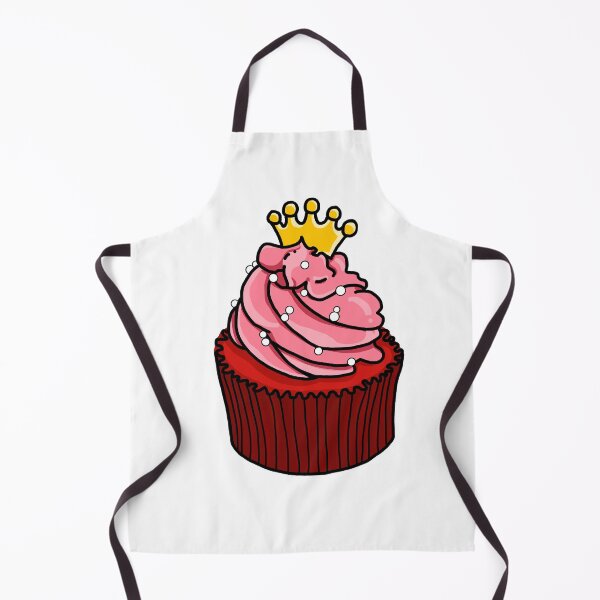 Item preview, Princess Red Velvet Cupcake Illustration Cake Dessert Sweets designed and sold by NikolaT23.