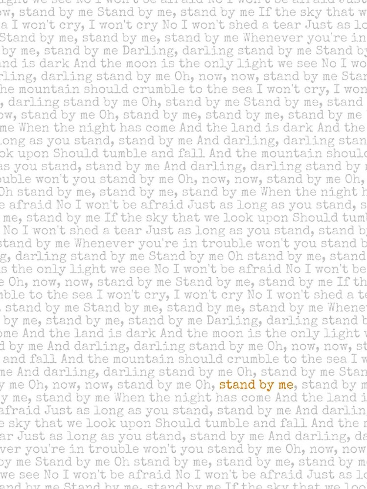 "Stand By Me" iPhone Case for Sale by TheEyeofAthena Redbubble