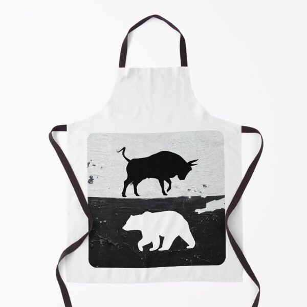 Item preview, Bull and bear / yin yang stock market designed and sold by FourNuns.