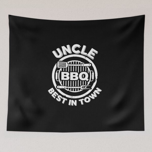Item preview, UNCLE BBQ BEST IN TOWN, Uncle Christmas gift, Uncle is the chef, BBQ lovers gift, Funny Grandpa Birthday gift designed and sold by AmazingEcraft.