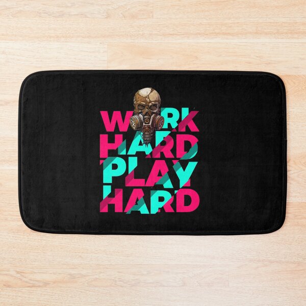 Item preview, Work Hard Play Hard Skull Motivation designed and sold by arendbotha.
