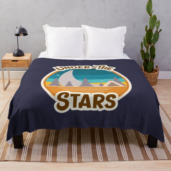 Item preview, Under The Stars / Campfire / Retro Design / Camping Lovers / Vintage Design designed and sold by RedBoyShop.