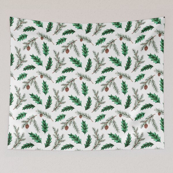 Item preview, Jolly Holly Christmas Pattern designed and sold by stepstogreen.