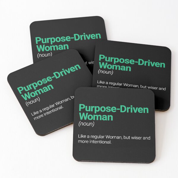 Item preview, Purpose Driven Woman, Career Ambitious Girl Quotes  designed and sold by OnPurposeMarket.