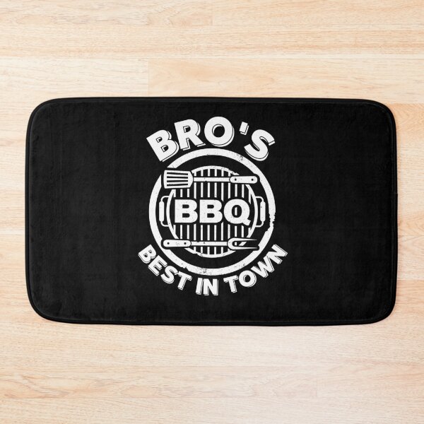 Artikelvorschau, BROS BBQ BEST IN TOWN, Bruder Weihnachtsgeschenk, Bruder ist der Koch, BBQ Liebhaber Geschenk, Funny Brother Geburtstagsgeschenk entworfen und verkauft von AmazingEcraft.