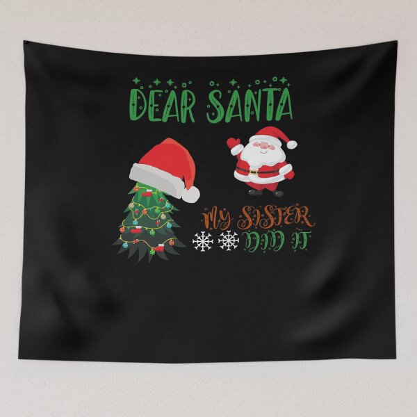 Item preview, Dear Santa my sister did it ugly Christmas design 2020 9 designed and sold by arnabbabai.