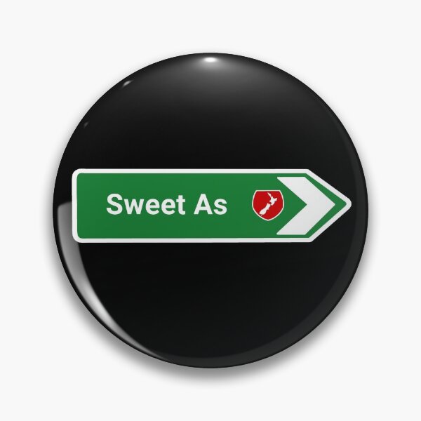 Item preview, New Zealand-Road-Sign-Sweet As designed and sold by LatitudeNZ.
