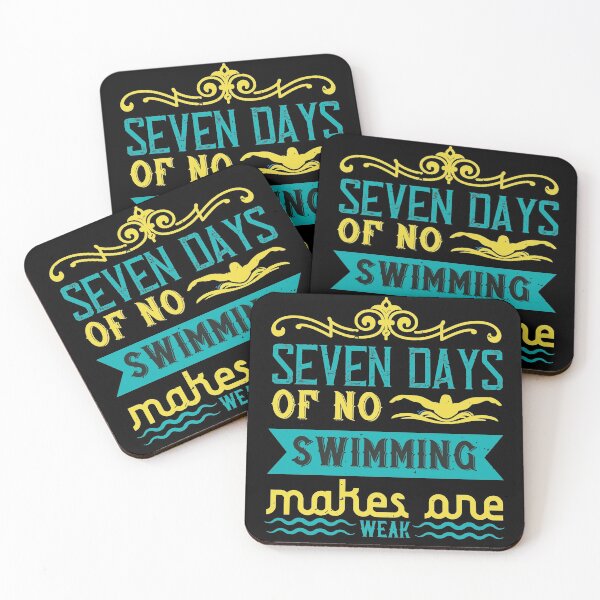 Item preview, Seven Days Of No Swimming Makes One Weak designed and sold by GoodVibeDesign.