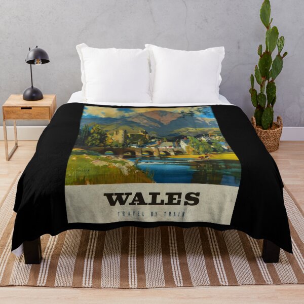 Item preview, retro classic Wales poster designed and sold by CorasPosters.